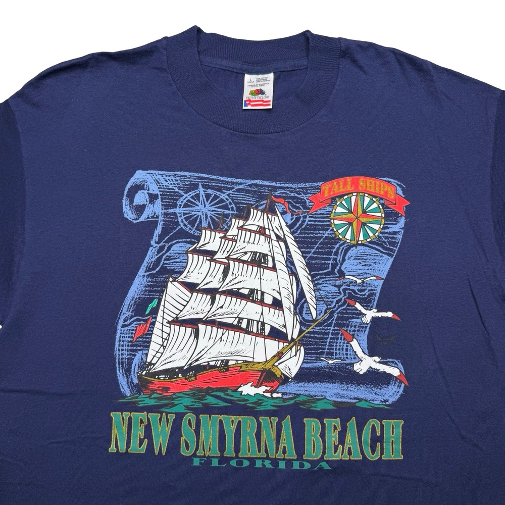 Vintage 90s New Smyrna Beach Florida shirt